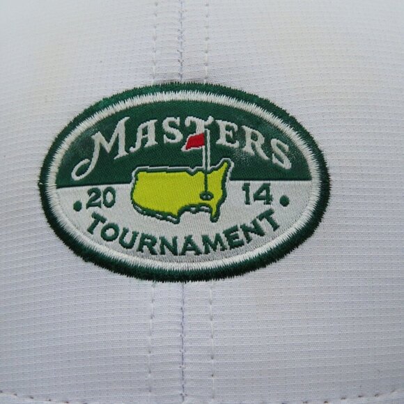 Ahead Adult One Size OS Masters 2014 Golf Tournament Embroidered Hat Green White - Picture 3 of 12